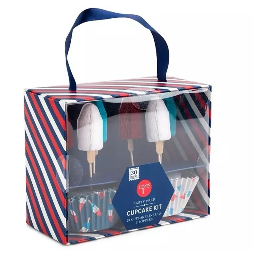Core Party Prep Rocket Pop Cupcake Kit Liners & Toppers